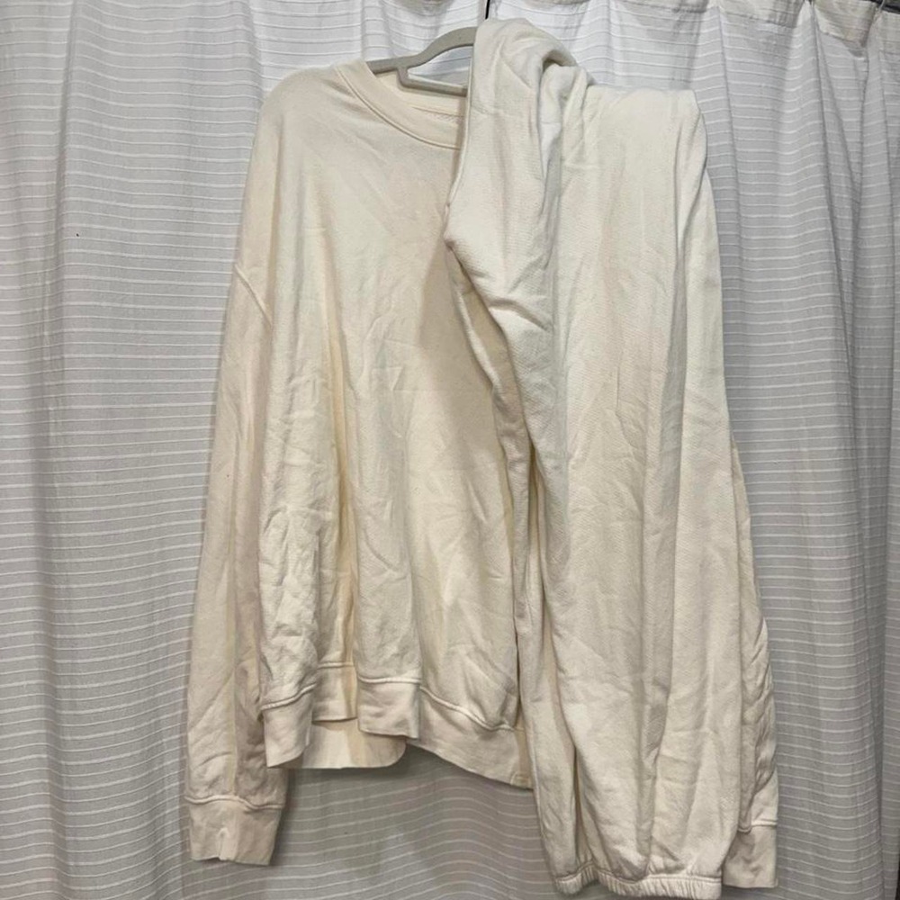 Set Active Cream Sweatset
